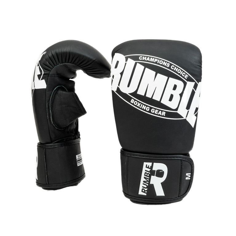 Rumble Punching Gloves Ready 2.0 Leather Black/White