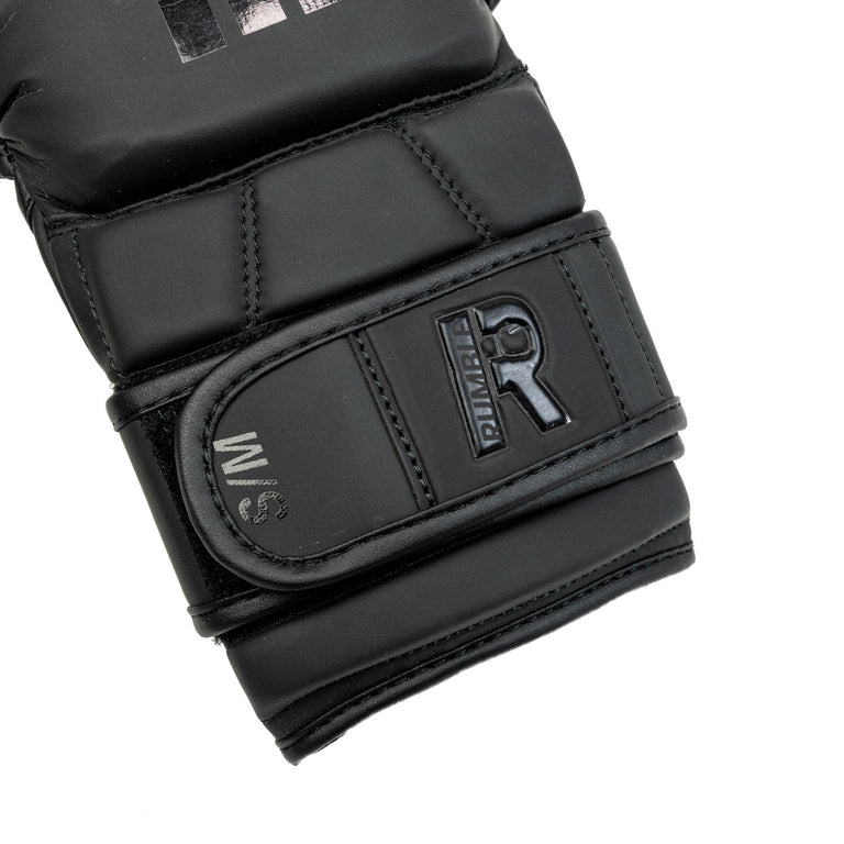 Rumble MMA Gloves PU Undefeated Black/Black