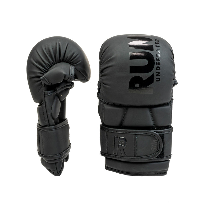Rumble MMA Gloves PU Undefeated Black/Black