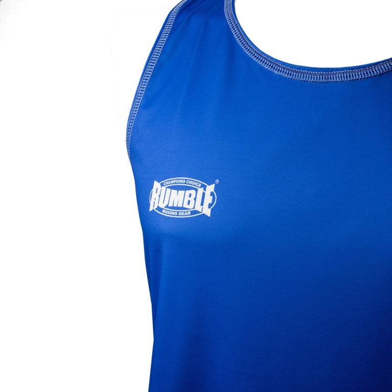 Rumble Boxing Singlet Blue RTSB-2