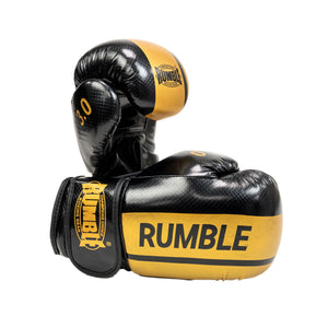 Rumble Boxing Gloves Ready PU 3.0 Black-Gold