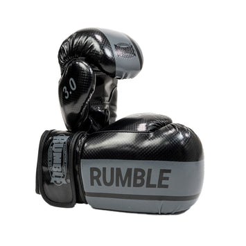 Rumble Boxing Gloves Ready PU 3.0 Black-Grey