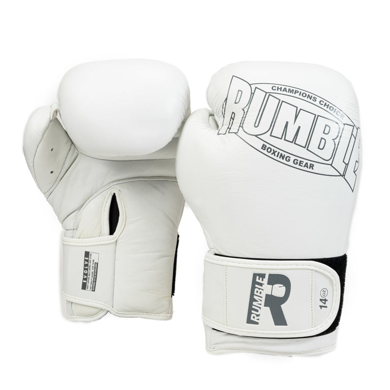 Rumble Boxing gloves Leather Evolve White/Grey