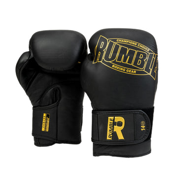 Rumble Boxing gloves Leather Evolve Black/Gold