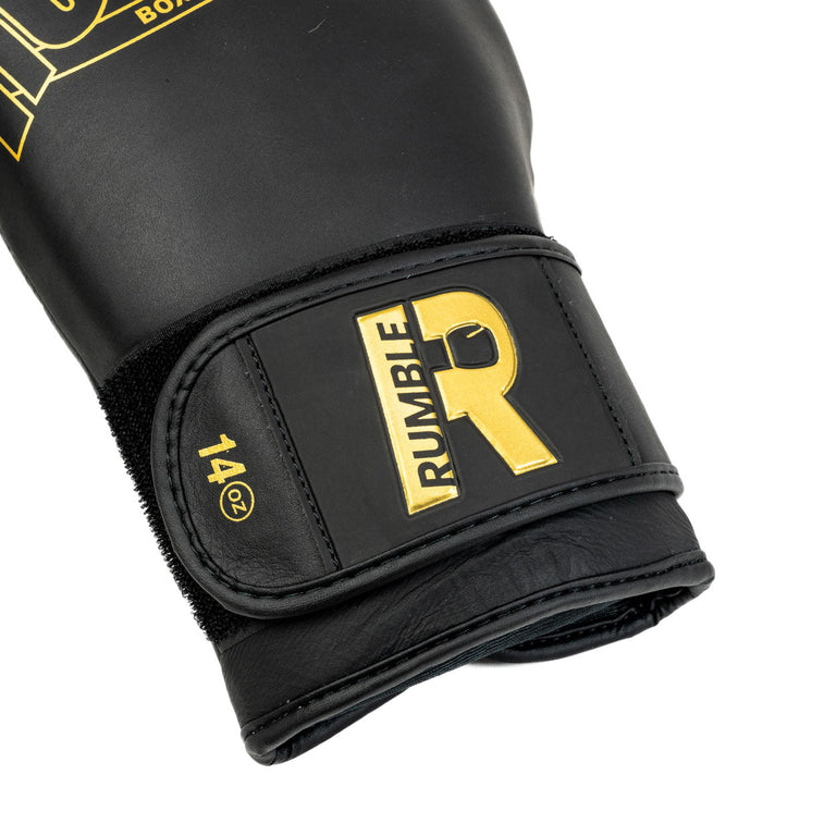 Rumble Boxing gloves Leather Evolve Black/Gold