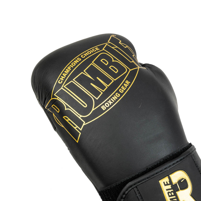 Rumble Boxing gloves Leather Evolve Black/Gold