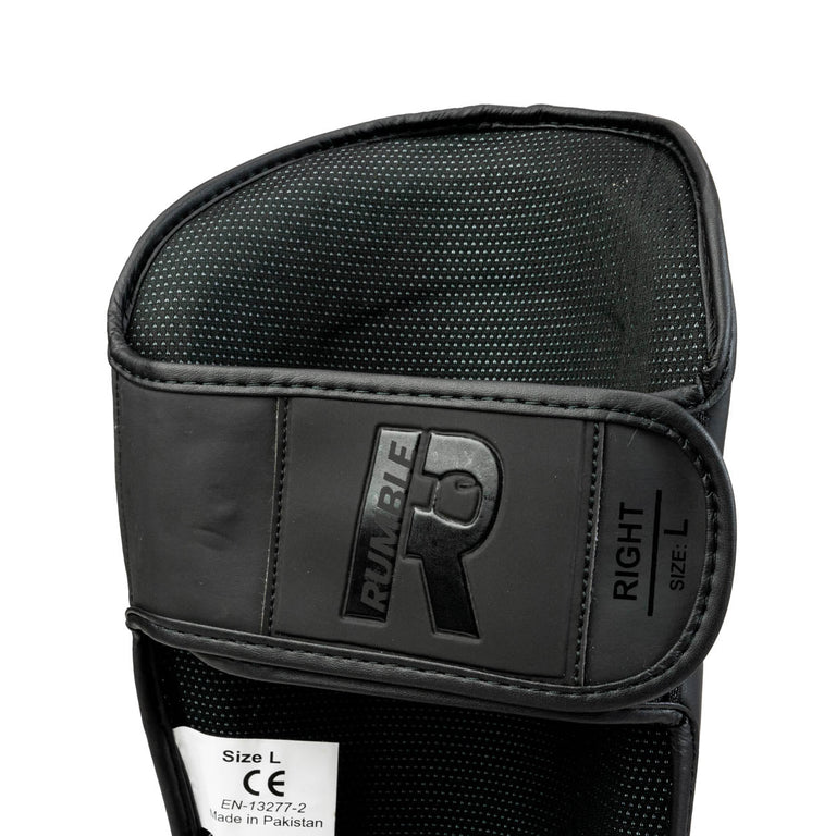 Rumble Shin guards Evolve Black/Black