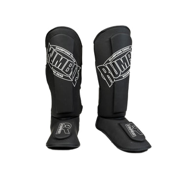 Rumble Shin Guards Evolve Black/White