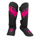 Rumble Shin Guards PU Beginner Black/Pink