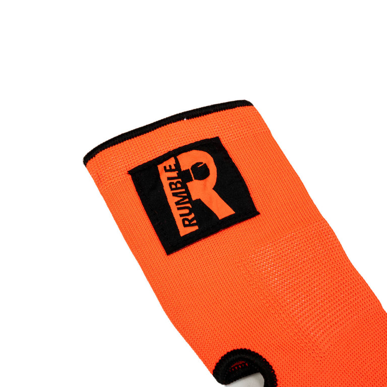 Rumble Ankle Sock Orange -R-logo