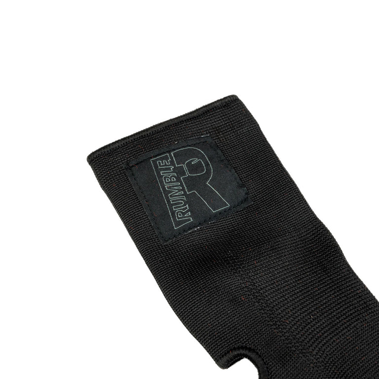 Rumble Ankle Sock Black -R-logo