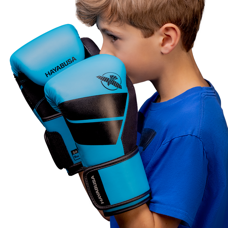 Hayabusa Boxing Gloves Kids S4 Cyan