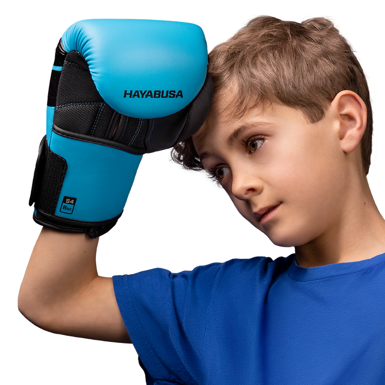 Hayabusa Boxing Gloves Kids S4 Cyan