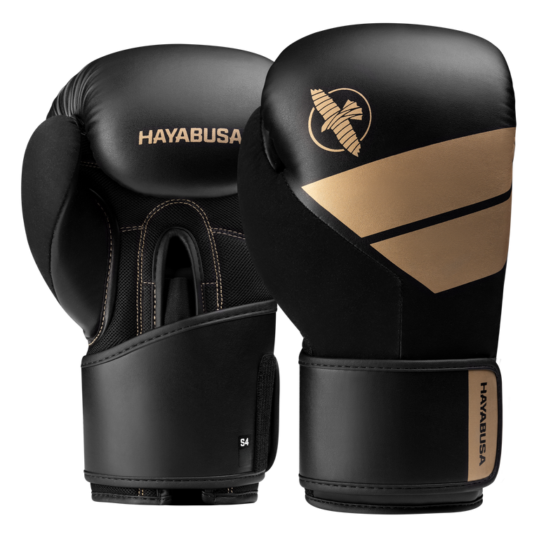 Hayabusa Boxing Gloves S4 Black/Gold
