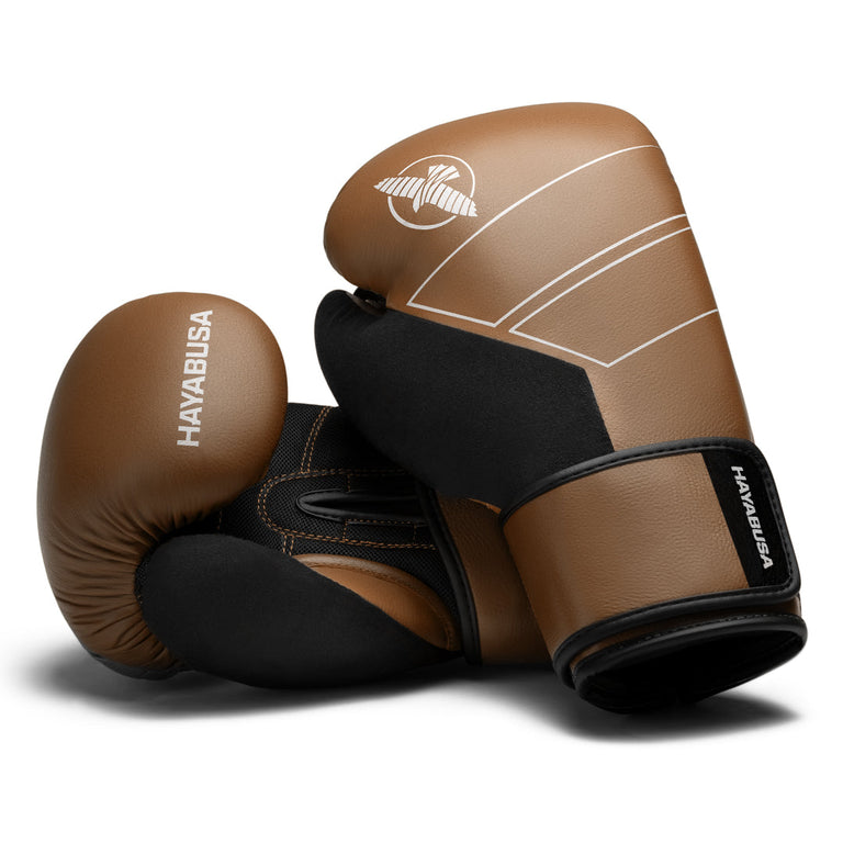 Hayabusa Boxing gloves S4 Leather Gold Brown