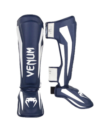 Venum Shin Guards Elite Blue/White