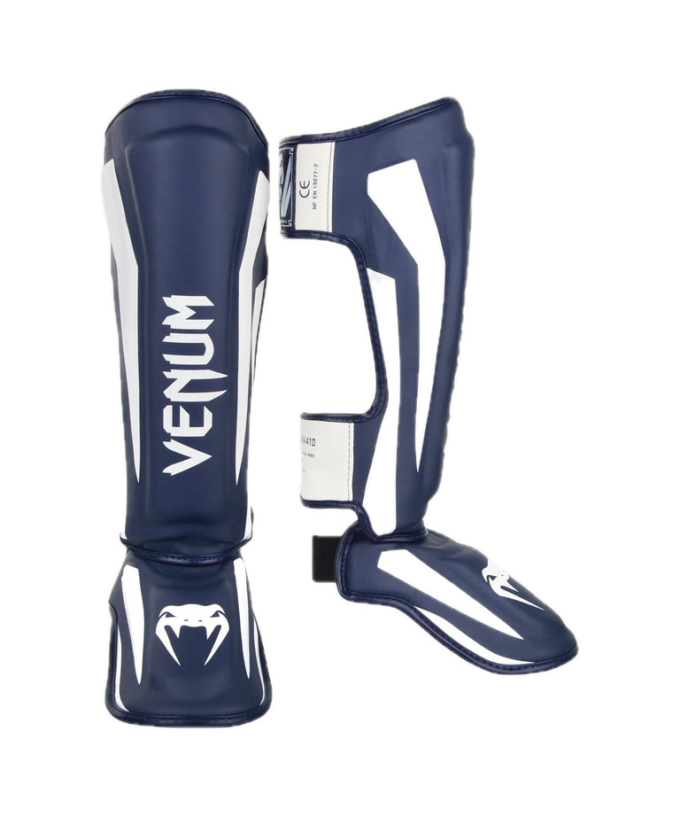 Venum Shin Guards Elite Blue/White