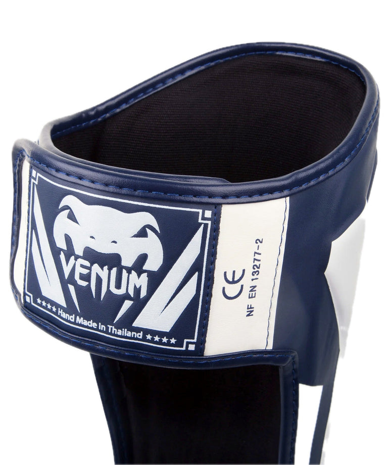 Venum Shin Guards Elite Blue/White