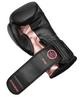 Joya Gear Boxing Gloves Falcon Black/Pink Leather