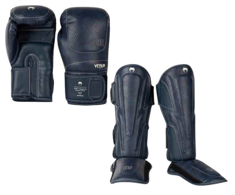 Venum Kickboxing Set Impact Evo Scales Midnight Blue