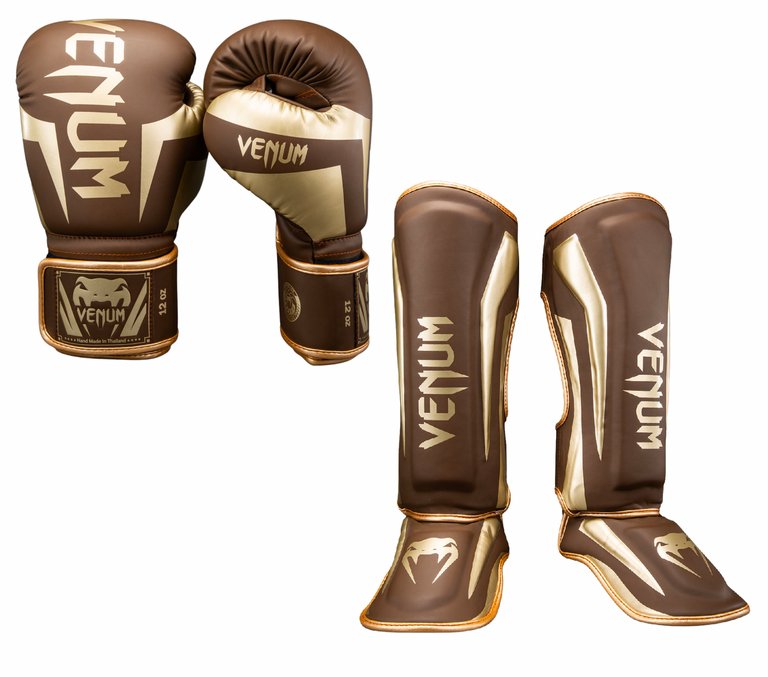 Venum Kickboxing Set Elite Brown