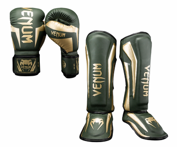 Venum Kickboxing Set Elite Khaki