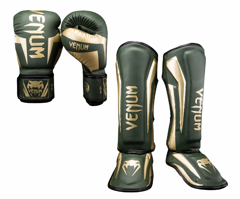Venum Kickboxing Set Elite Khaki