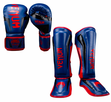 Venum Kickboxing Set Elite Dark Blue/Red