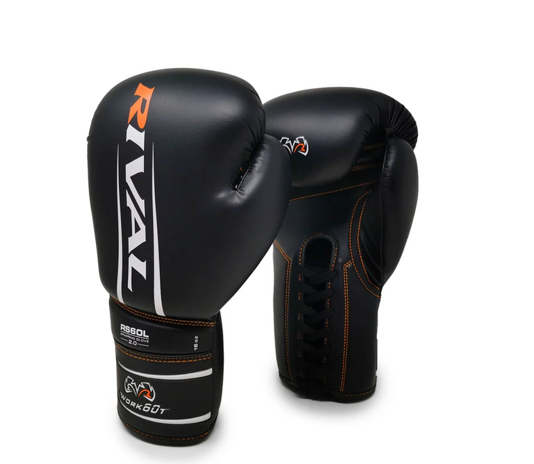 Rival Boxing Gloves RS60L Sparring Black