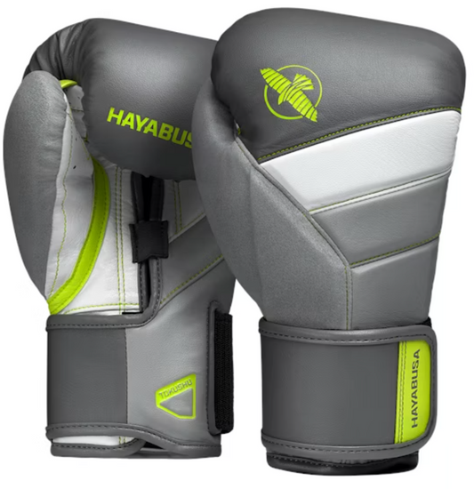 Hayabusa Boxing Gloves T3 Charcoal/Lime