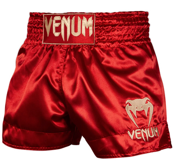 Venum Kickboxing Shorts Classic Bordeaux Red/Gold