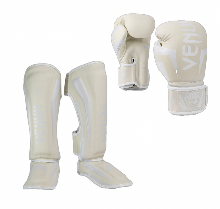 Venum Kickboxing Set Elite White-Ivory