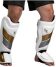 Hayabusa Shin guards T3 White - Gold