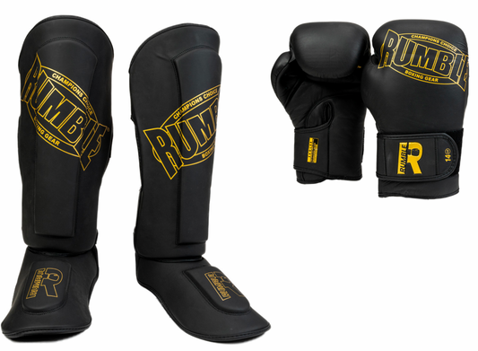 Rumble Evolve Set Leather Black/Gold