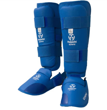 Hayashi Shin Guards WKF Blue