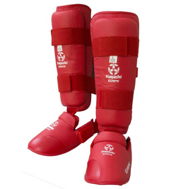Hayashi Shin Guards WKF Red