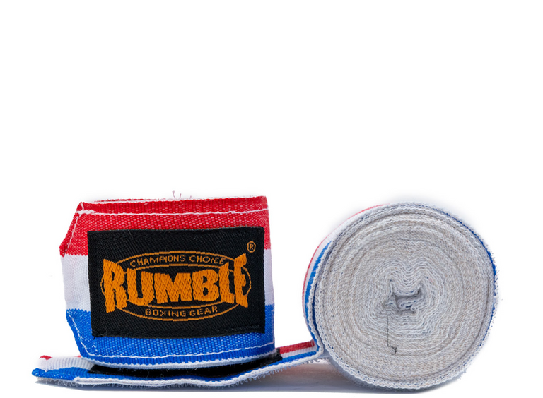 Rumble Hand Wrap Elastic Red/White/Blue