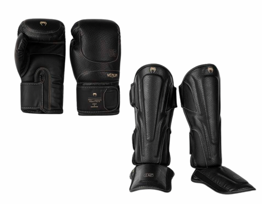 Venum Kickboxing Set Impact Evo Scales Black