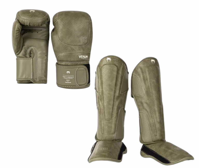 Venum Kickboxing Set Impact Evo Scales Green