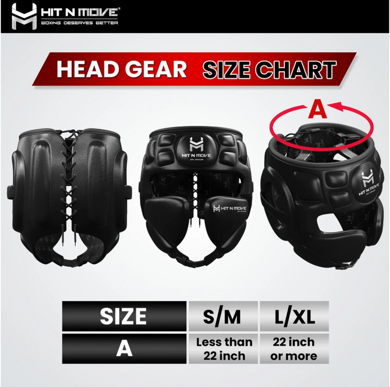 Hit N Move Headguard Face Saver White/Red