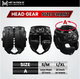 Hit N Move Headguard Face Saver White/Red
