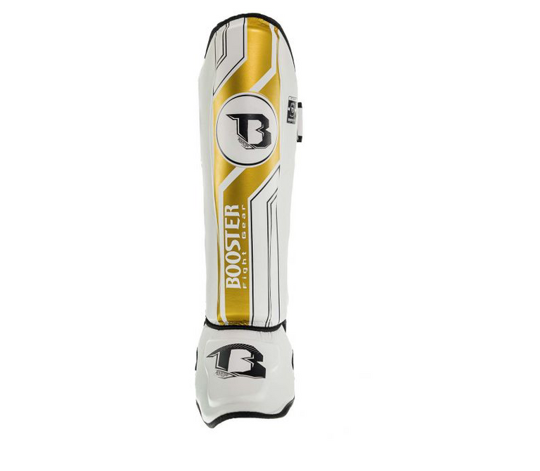Booster Shin Guards BSG V9 WHITE/GOLD