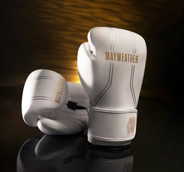 Hayabusa Boxing Gloves Mayweather Contender White/Gold