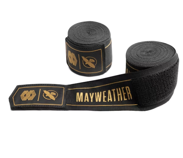 Hayabusa Hand Wrap Mayweather Stretch Black/Gold