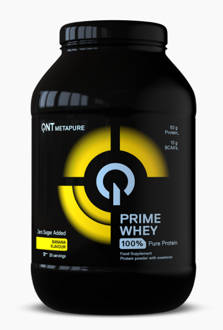 QNT Prime Whey 100% 908 grams Banana