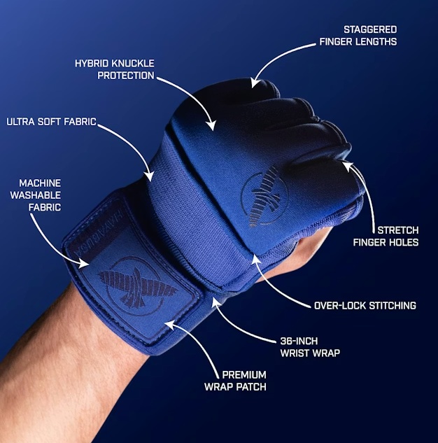 Hayabusa Inner Gloves DeLuxe Quick Blue