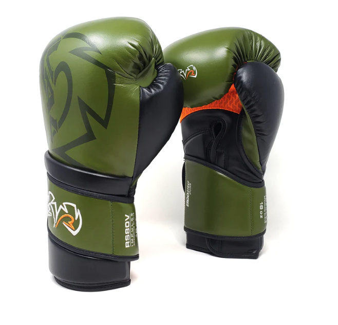 Rival Boxing Gloves RS80V Impulse Sparring Khaki