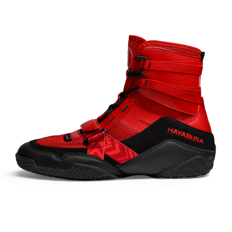 Hayabusa Boxing Shoes Strike Boxing Red