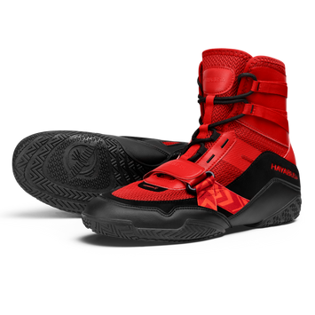 Hayabusa Boxing Shoes Strike Boxing Red
