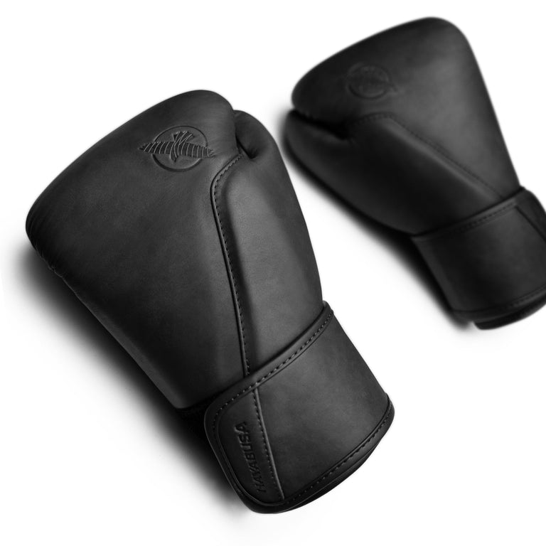 Hayabusa Boxing gloves T360 Leather Midnight Black